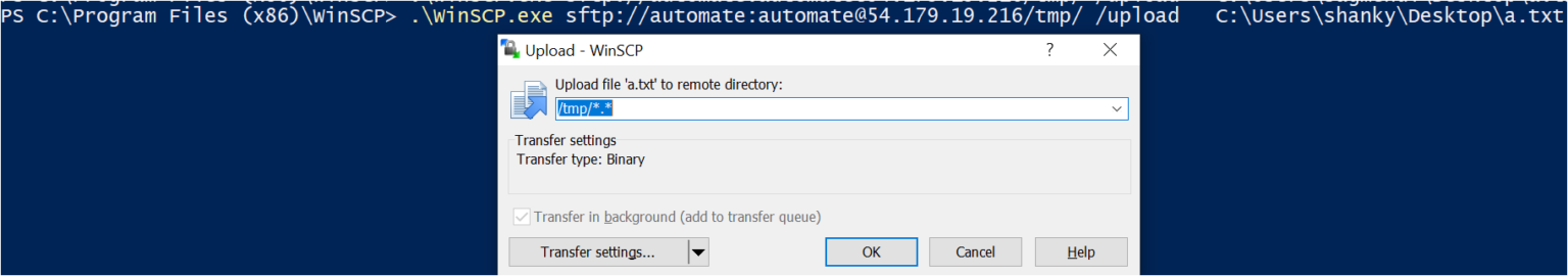 Winscp command line how to set automatic overwrite Winscp command line how to set automatic overwrite anydesk download for ubuntu 16