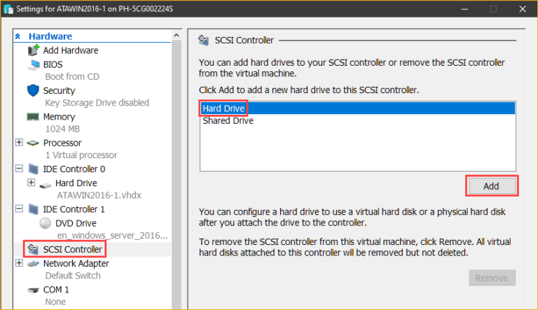 Enabling Hyper-V USB passthrough to Access a USB Storage