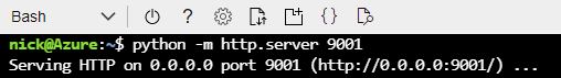 Python http server