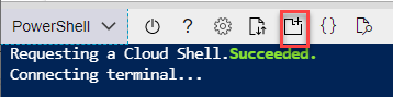 Creating a new Cloud Shell session