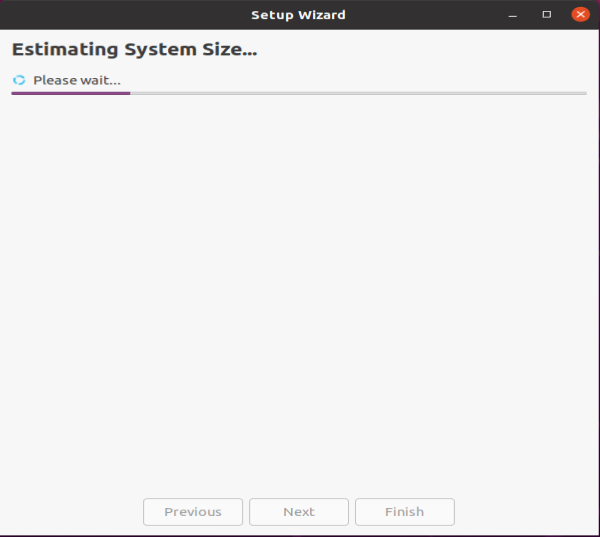 Estimating the system size