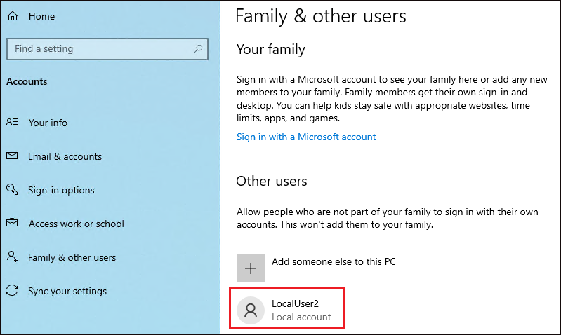 Adding a Windows 10 Local Account : Step by Step Guide