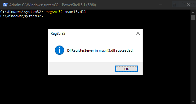 Registering a DLL