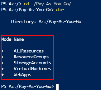 Viewing Azure Resources 