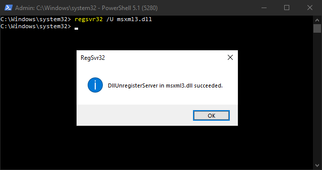 Unregistering a DLL