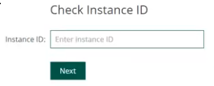 Providing the Veeam Backup for AWS instance ID