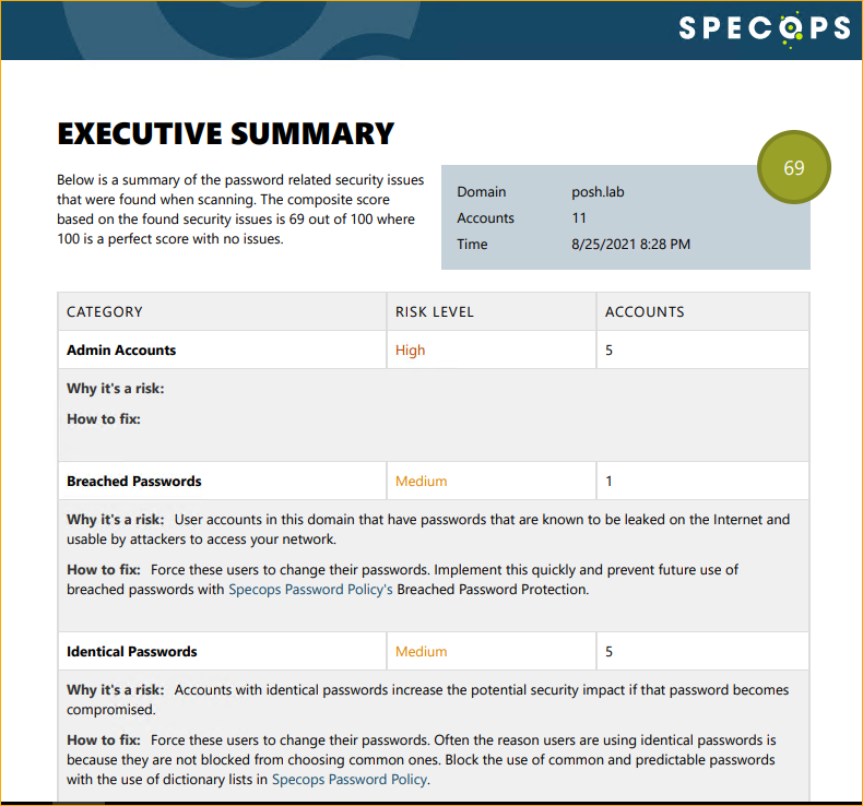 Summary Report