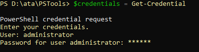 Setting up credentials