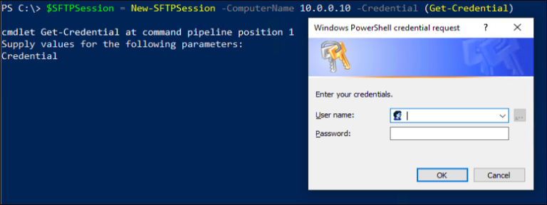 Activate PowerShell SFTP to Transfer Files