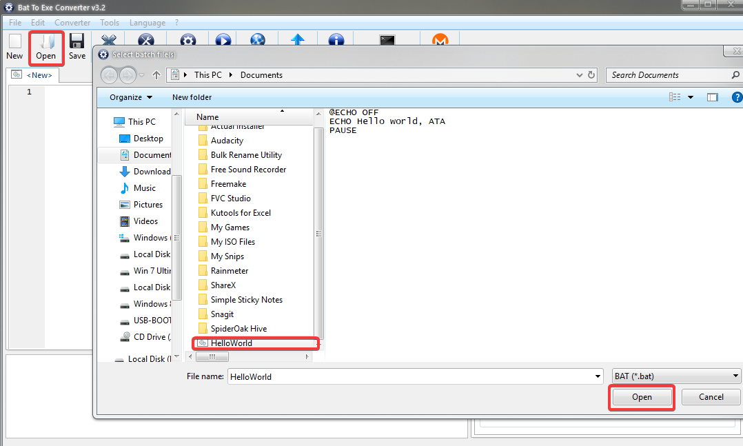 batch file to exe converter