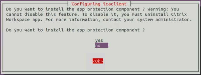 Confirming App Protection Component Installation  