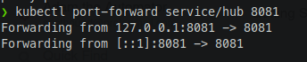 Forwarding ports from the cluster to your localhost