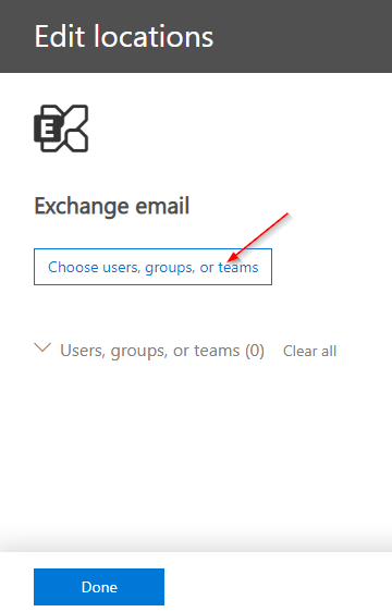 Modifying the search assigned users, groups, or teams list