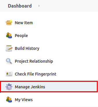 Accessing Jenkins Settings