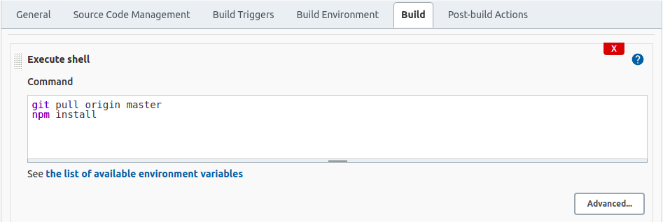 Adding Commands to the Automated Build Script