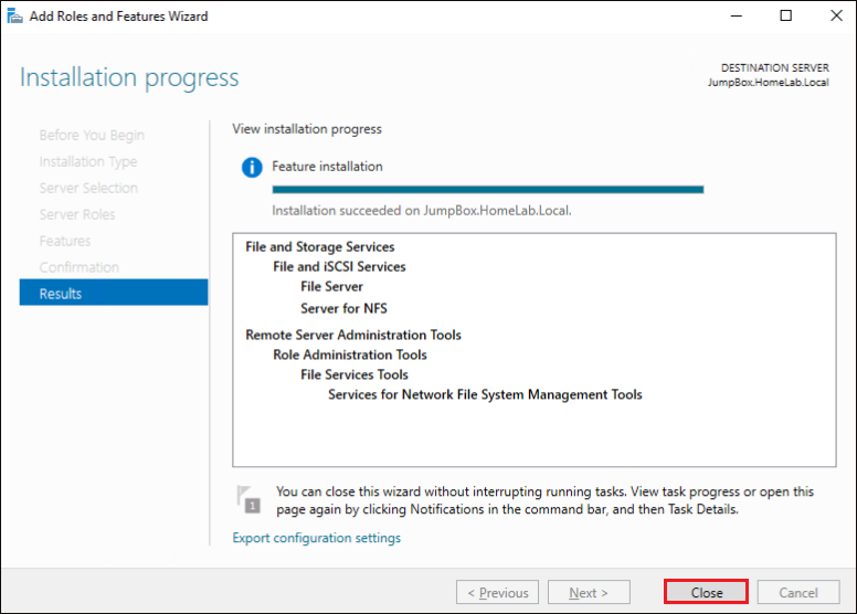 How To Set Up an NFS Server on Windows Server 2012