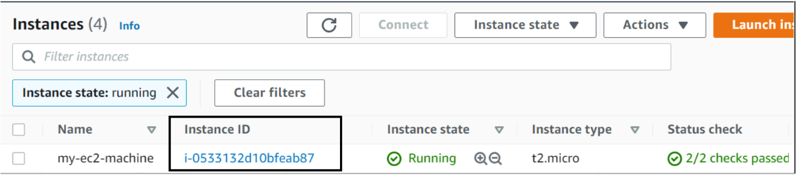 Viewing EC2 Instances