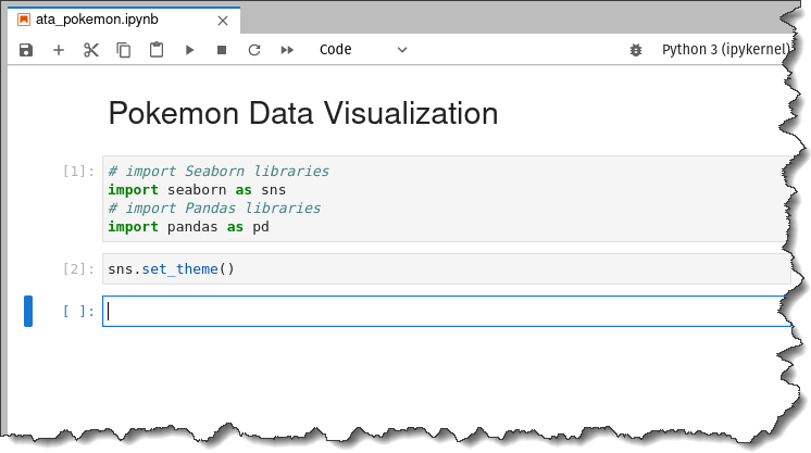 how to import seaborn in python jupyter notebook