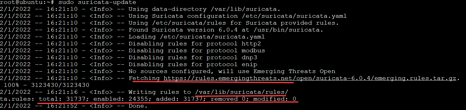 Updating Your Suricata Rulesets