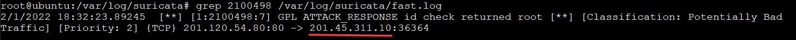 Examining the fast.log file