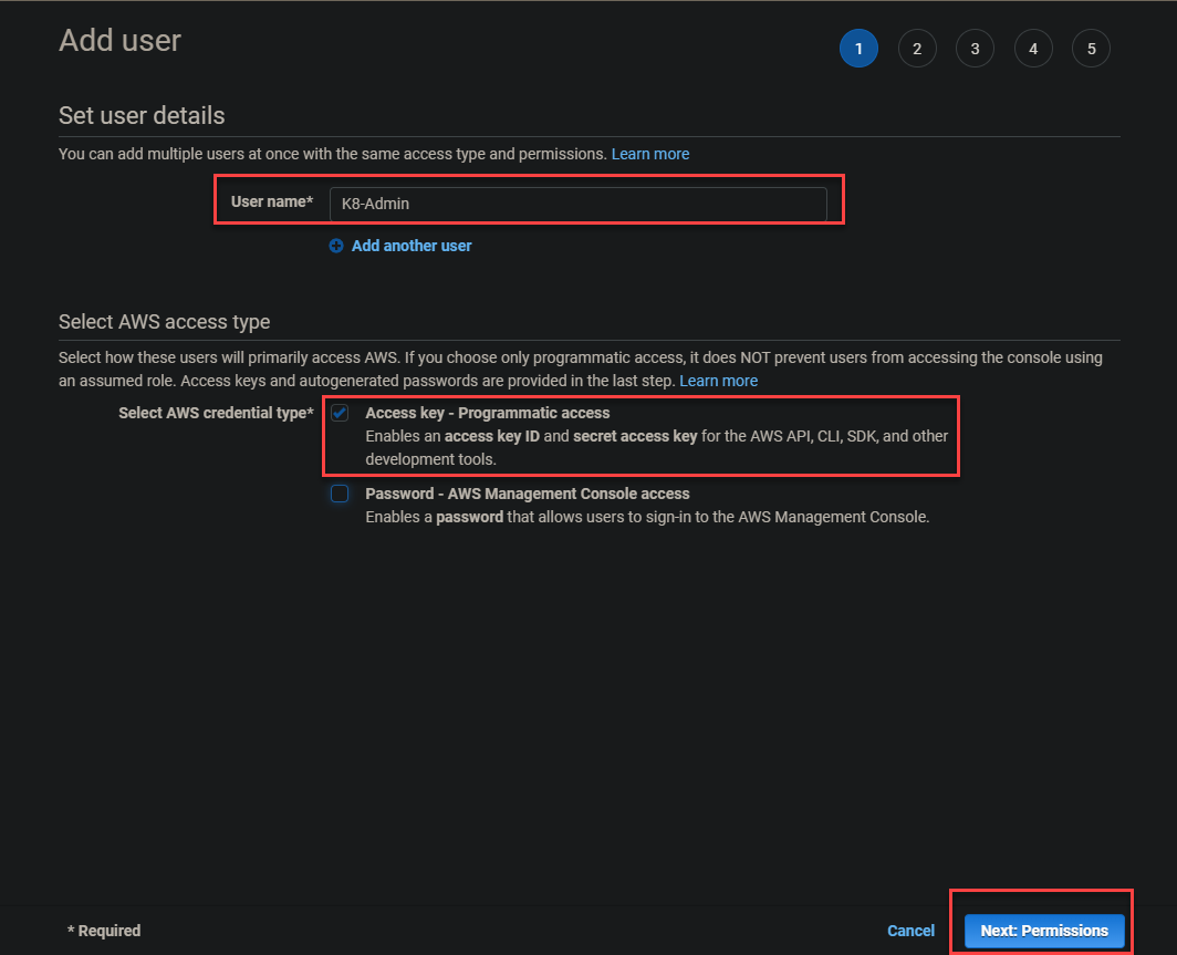 Configuring User Details