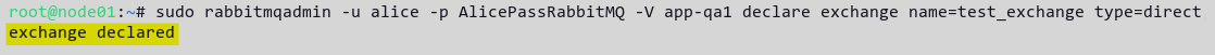 Creating a new exchange on RabbitMQ (test_exchange)