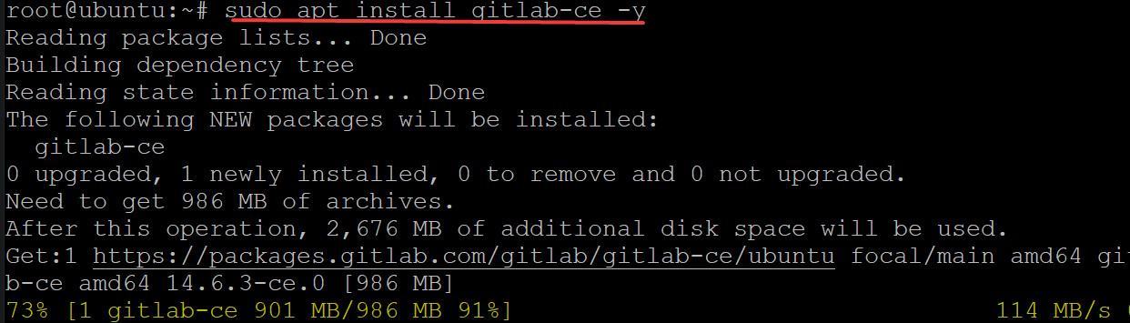 Installing GitLab 