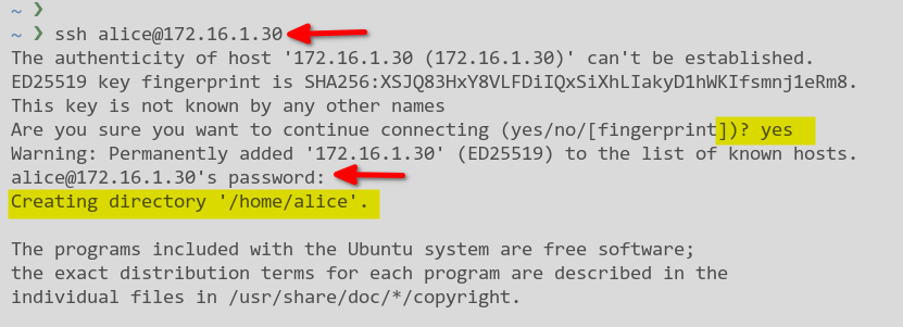 Logging in to Ubuntu Server through SSH with Samba AD user