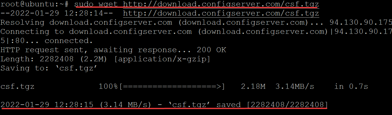 Downloading the CSF Package
