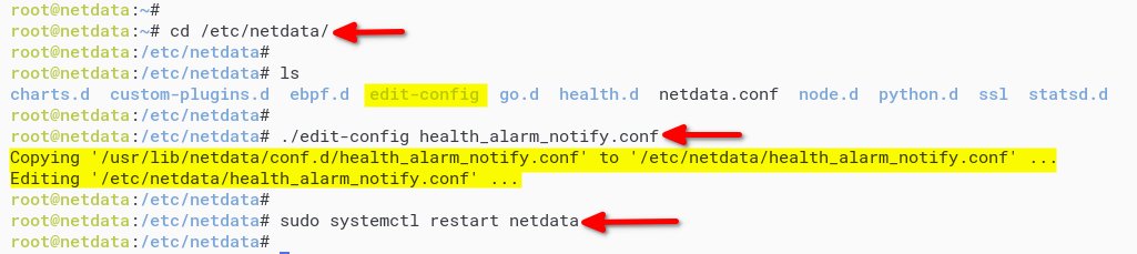 Setting up Slack Notification for Netdata and Restarting Netdata Service