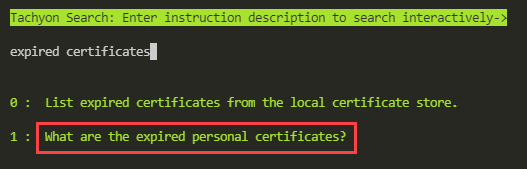 Searching for the new instruction in PowerShell
