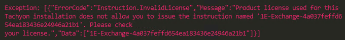 Dynamic instruction error because of the wrong prefix