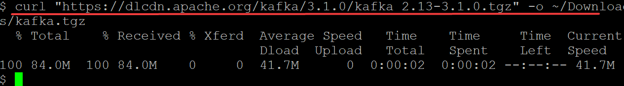 Downloading Kafka binaries