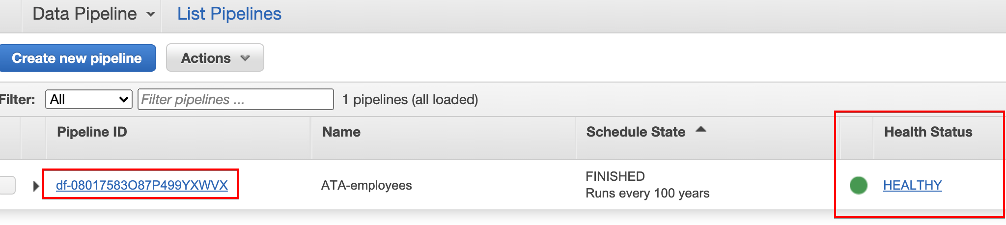 Accessing the Data Pipeline’s Data Transfer Logs