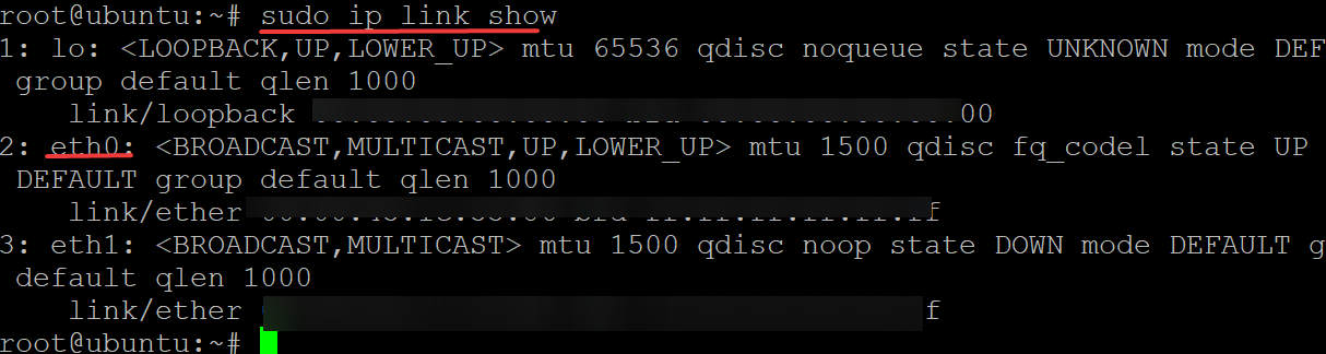 Listing Active Network Interfaces 