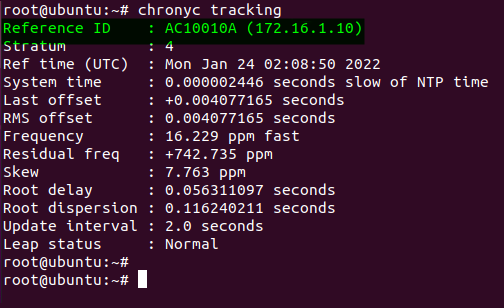 Verifying Ubuntu Client Synchronizes Time to Samba AD NTP Server