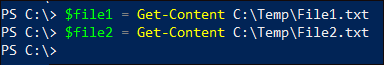 Storing Text File Contents to PowerShell Variables