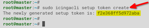 Generating Icingaweb2 Setup Token