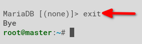 Exiting from the MySQL Shell