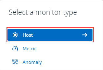 Selecting a monitor type