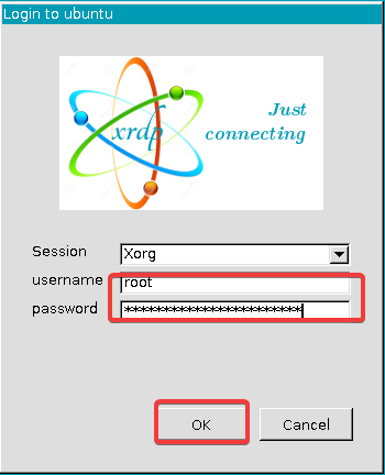 Providing Server’s root Username and Password 