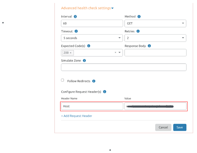 Saving Modifications on a Load Balancer Configuration