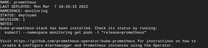 Deploying the kube-prometheus Stack