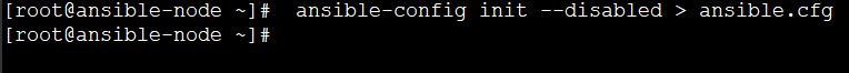 Creating a Config File Called ansible.cfg