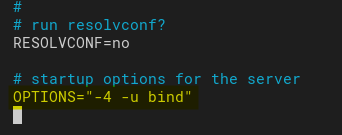 Configuring BIND to Run on IPv4 Only