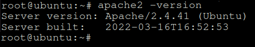 Checking Installed Apache Version