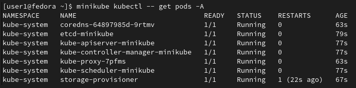 Listing All Pods Running in the Cluster