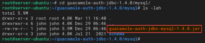 Verifying the Guacamole Authentication Extension