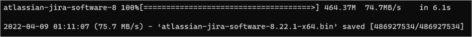 Downloading the JIRA installer