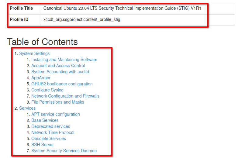 Verifying OpenSCAP Guide with STIGs Compliance